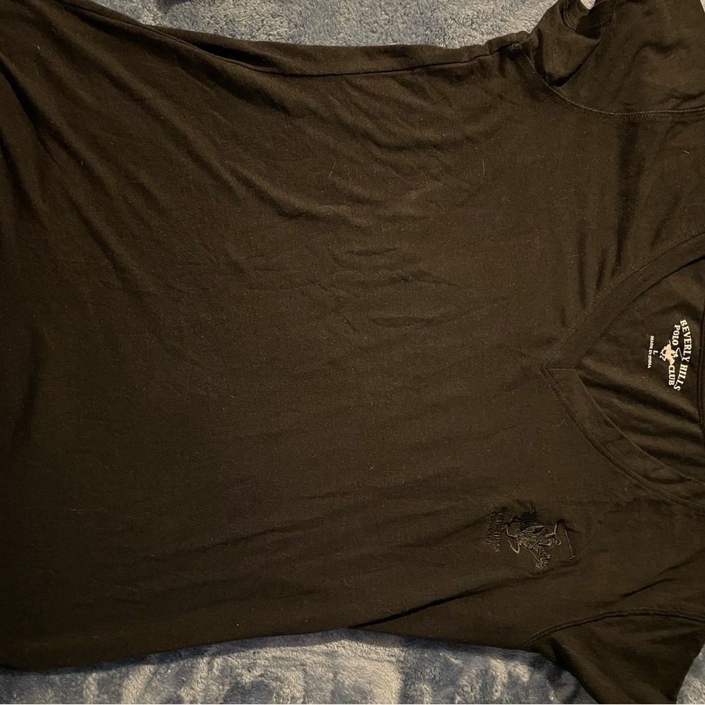 Affliction Black V-Neck Tee